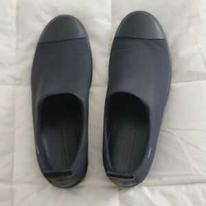 Ecco Women's Black Slip-On Loafers